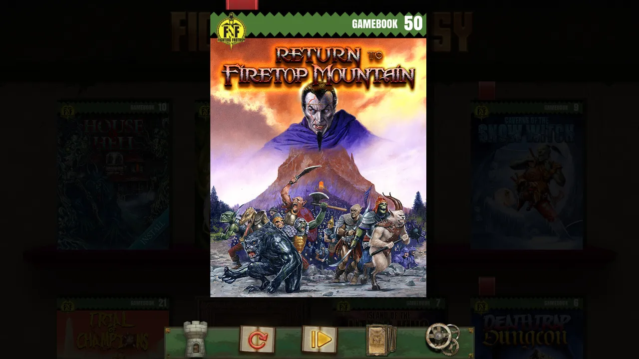 Return to Firetop Mountain (Fighting Fantasy Classics) Screenshot 0