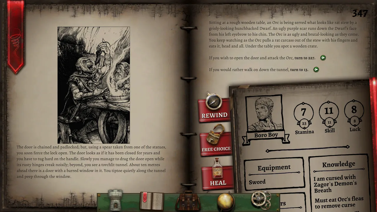Return to Firetop Mountain (Fighting Fantasy Classics) Screenshot 1