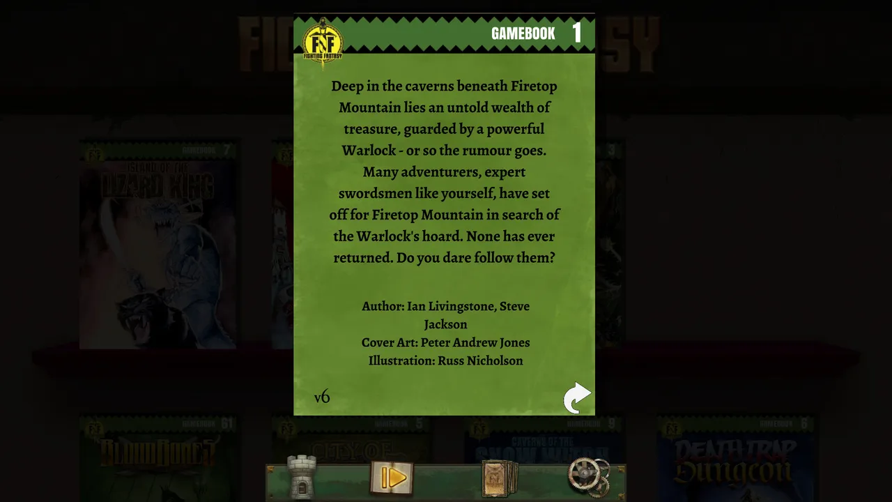 The Warlock of Firetop Mountain (Fighting Fantasy Classics) Screenshot 2