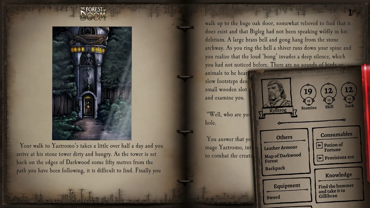 The Forest of Doom (Fighting Fantasy Classics) Screenshot 3