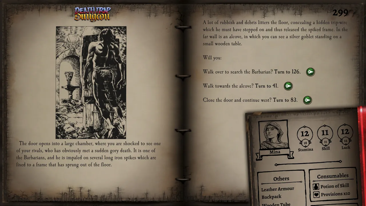 Deathtrap Dungeon (Fighting Fantasy Classics) Screenshot 2