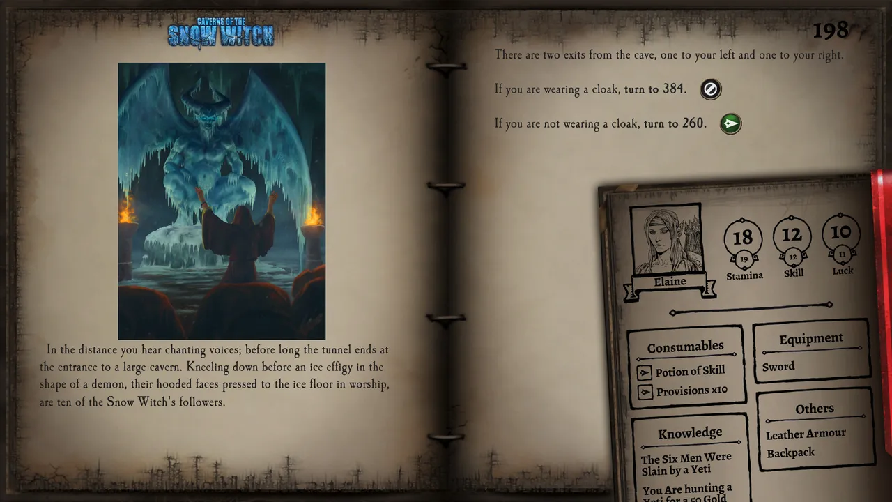 Caverns of the Snow Witch (Fighting Fantasy Classics) Screenshot 3