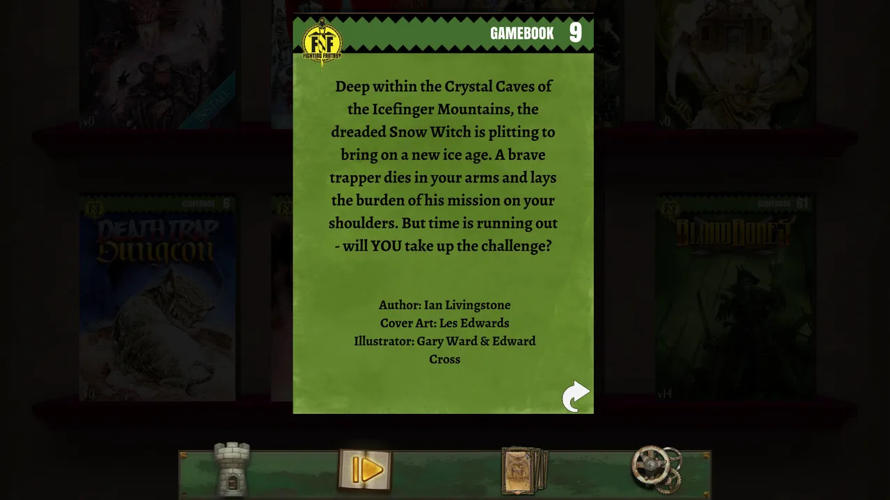 Caverns of the Snow Witch (Fighting Fantasy Classics) Screenshot 1