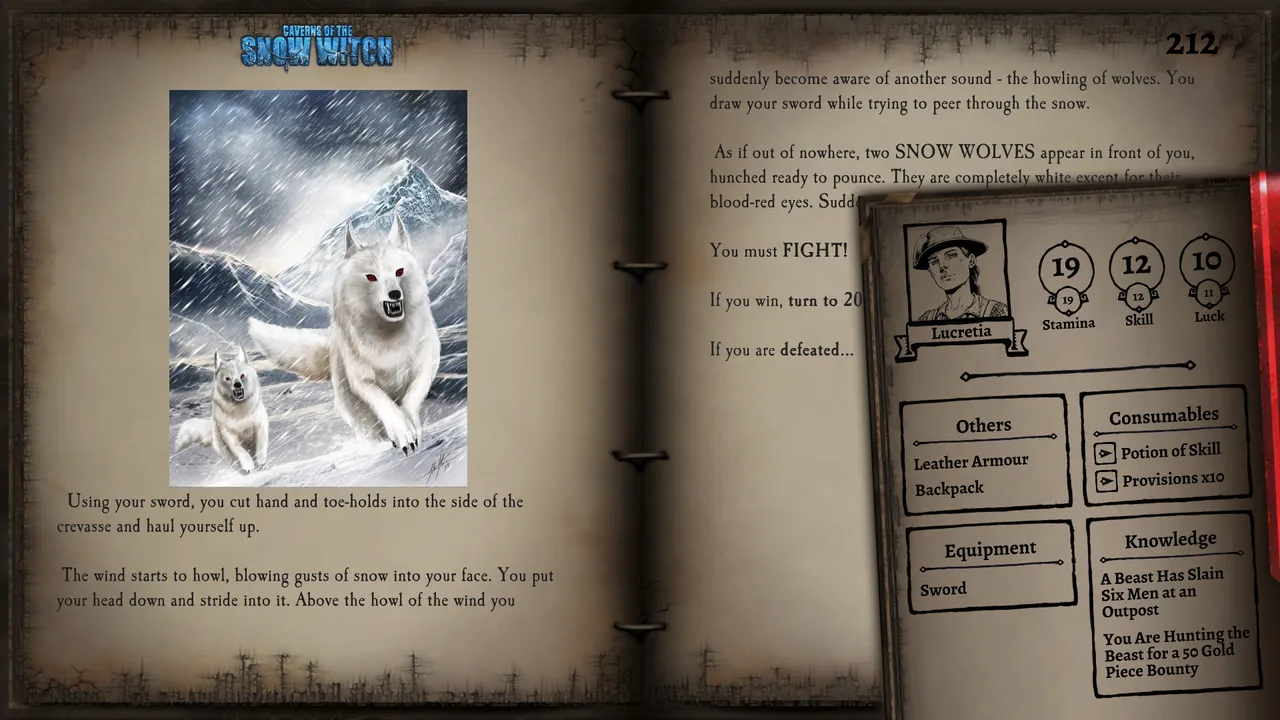 Caverns of the Snow Witch (Fighting Fantasy Classics) Screenshot 2