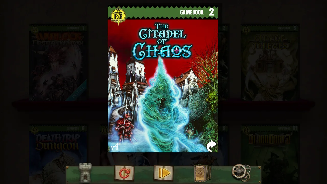 Citadel of Chaos (Fighting Fantasy Classics) Screenshot 0