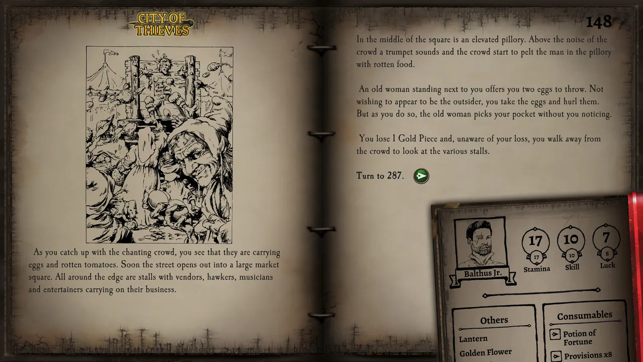 City of Thieves (Fighting Fantasy Classics) Screenshot 2