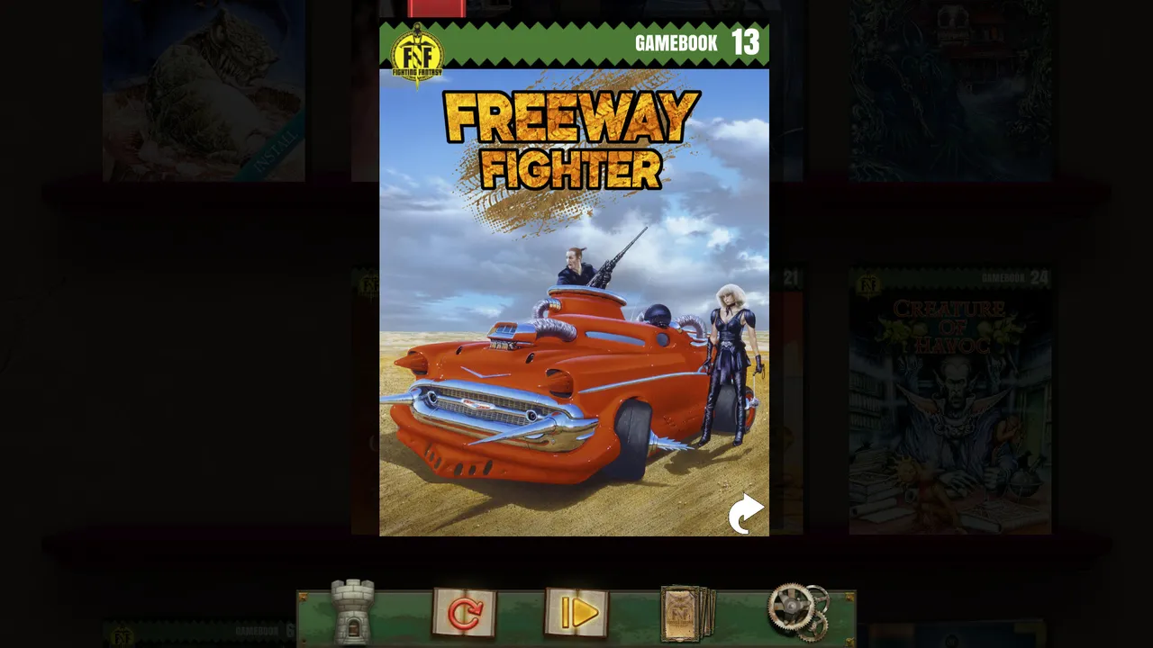 Freeway Fighter (Fighting Fantasy Classics) Screenshot 0