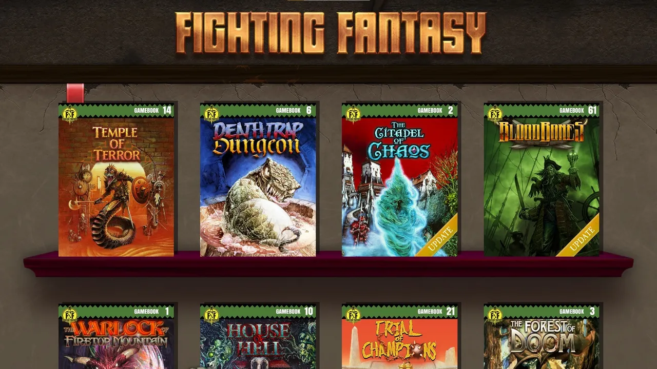 Temple of Terror (Fighting Fantasy Classics) Screenshot 0