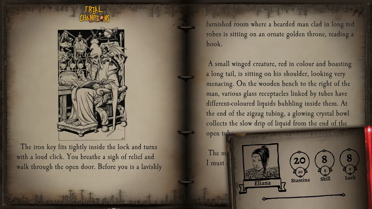 Trial of Champions (Fighting Fantasy Classics) Screenshot 1