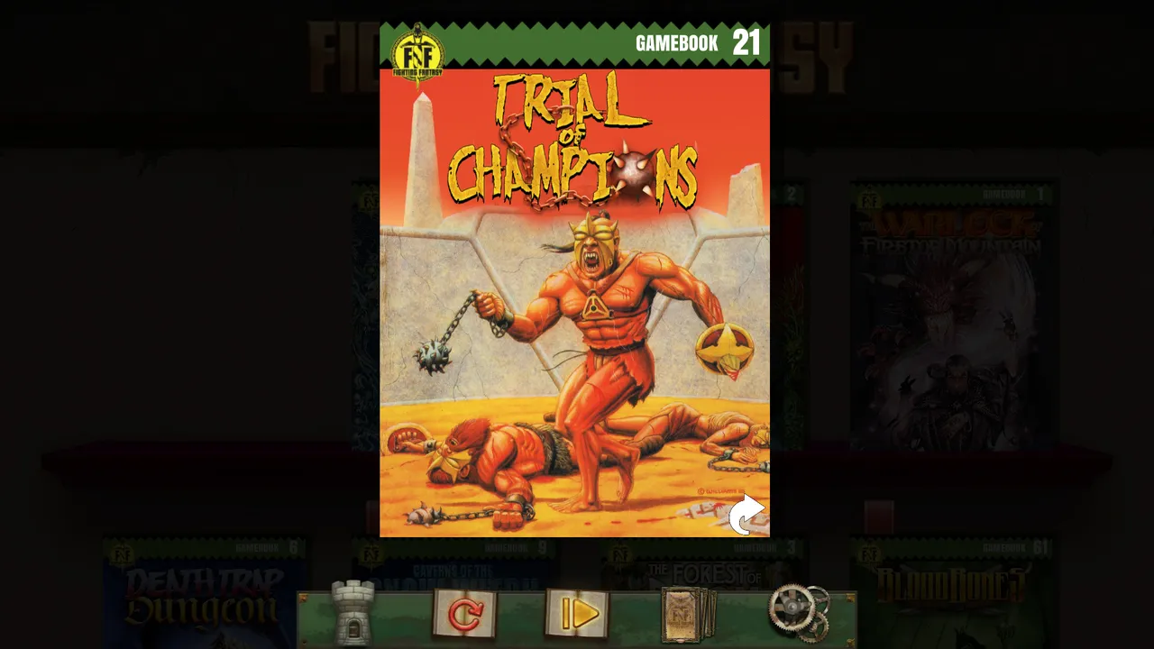 Trial of Champions (Fighting Fantasy Classics) Screenshot 0
