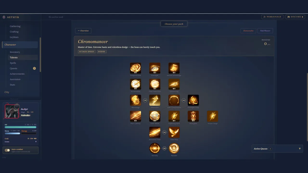 Aethyr Idle Screenshot 3