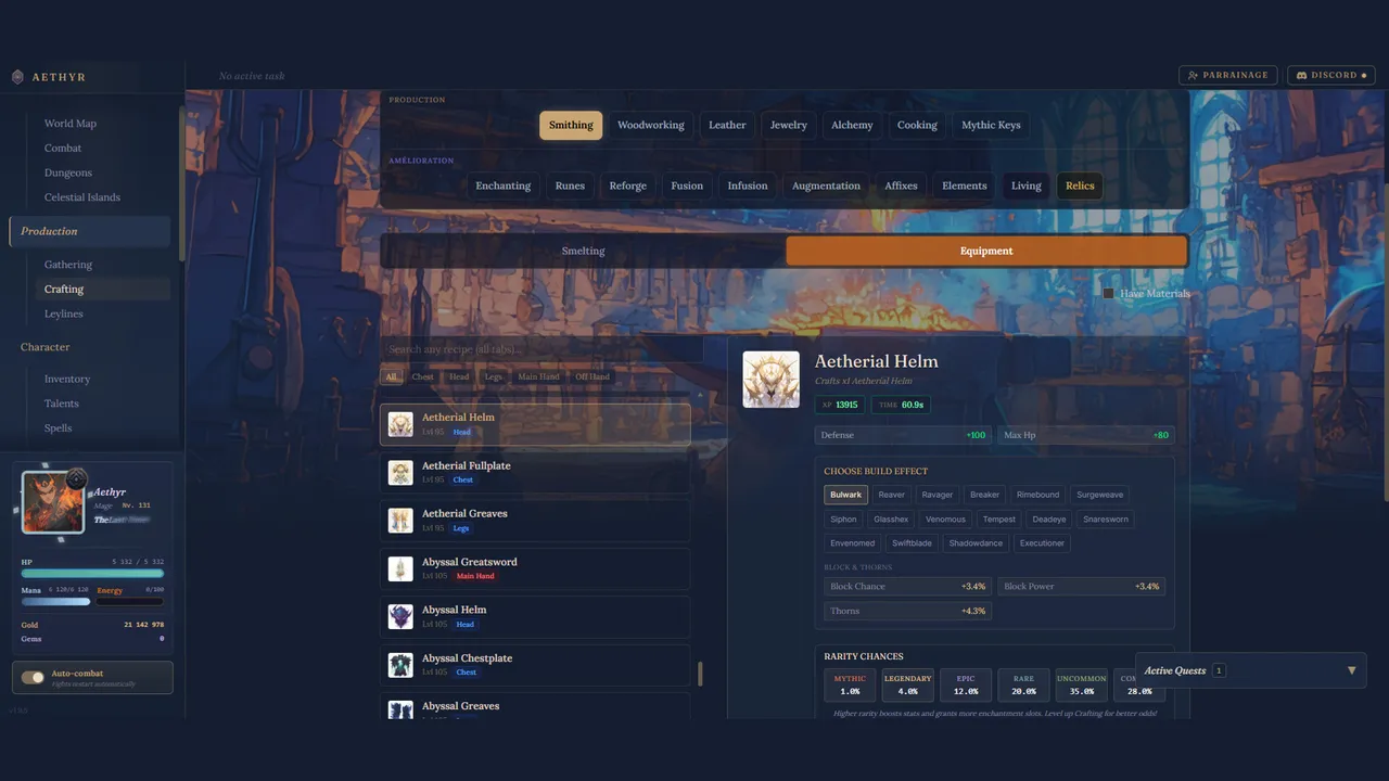 Aethyr Idle Screenshot 2