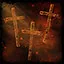 Crosses puzzle icon