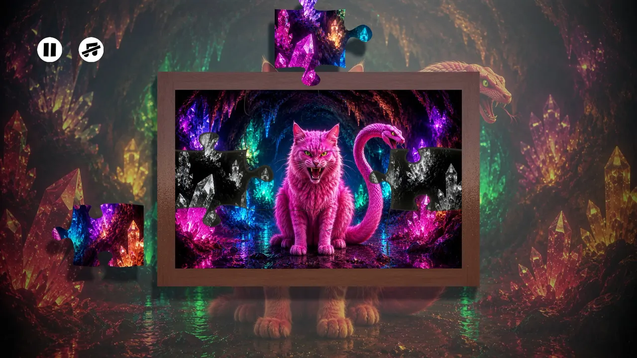 Puzzles: Space Cats Screenshot 2