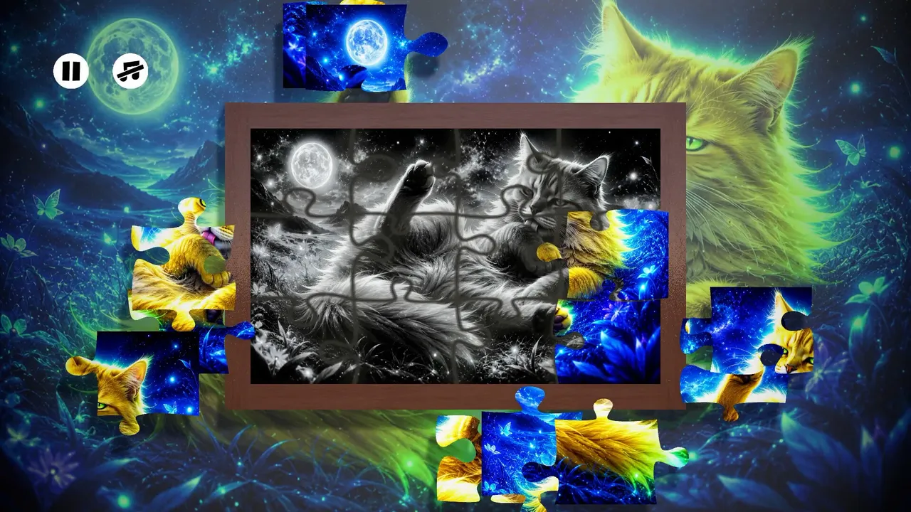 Puzzles: Space Cats Screenshot 4