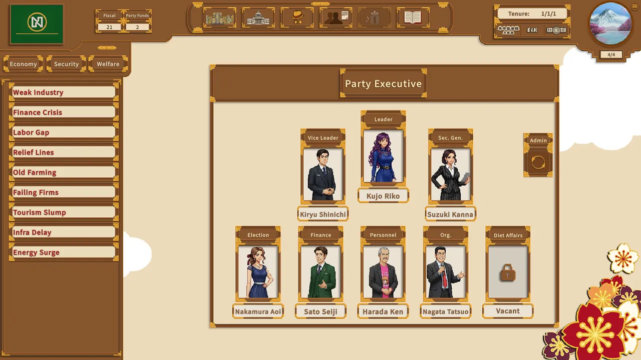 The Prime Minister's Crest: Path to Power Demo Screenshot 5