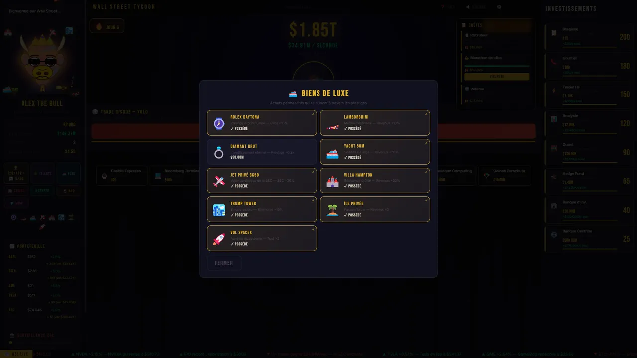 Wall Street Tycoon  Screenshot 2