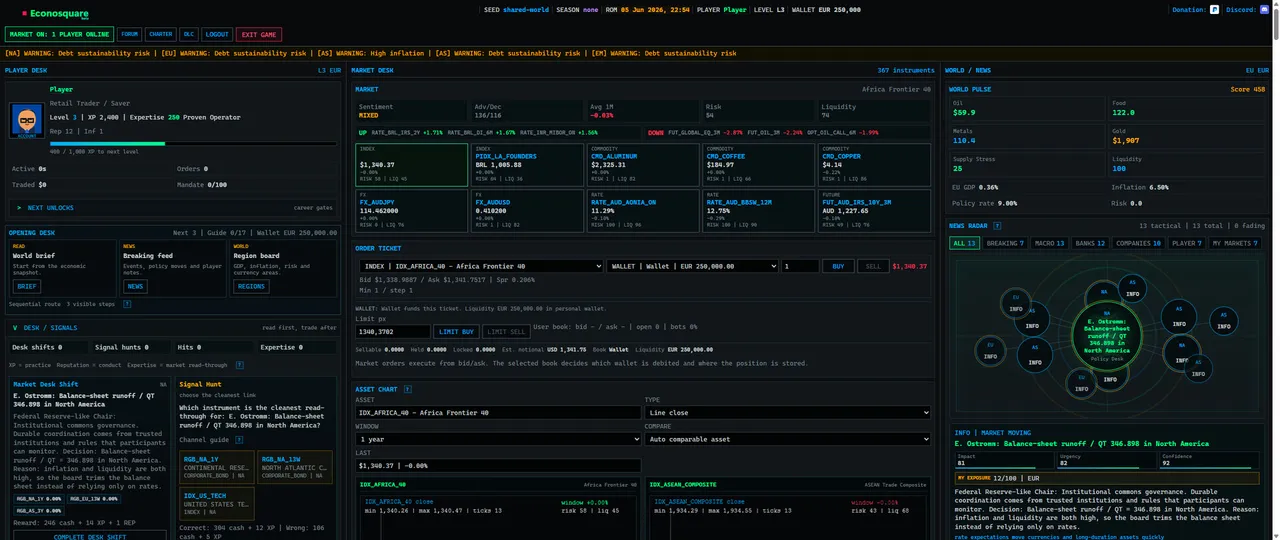 Econosquare Screenshot 0