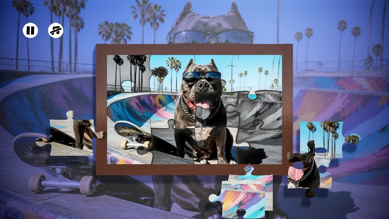 Puzzles: Dog Screenshot 2