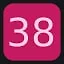 Level 38 icon