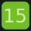 Level 15 icon