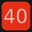 Level 40 icon