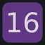 Level 16 icon