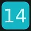 Level 14 icon