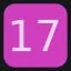 Level 17 icon