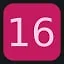 Level 16 icon