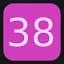 Level 38 icon