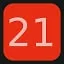 Level 21 icon