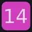 Level 14 icon