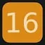Level 16 icon