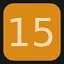 Level 15 icon