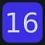 Level 16 icon