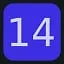 Level 14 icon