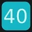 Level 40 icon