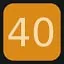 Level 40 icon
