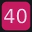Level 40 icon