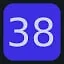 Level 38 icon