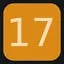 Level 17 icon