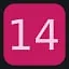 Level 14 icon