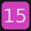 Level 15 icon