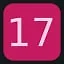 Level 17 icon