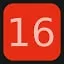 Level 16 icon