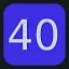 Level 40 icon