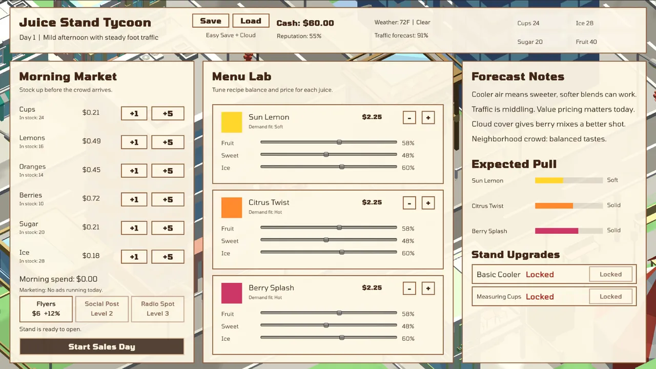 Juice Stand Tycoon Screenshot 1