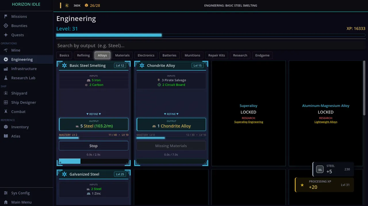 Horizon Idle Screenshot 1