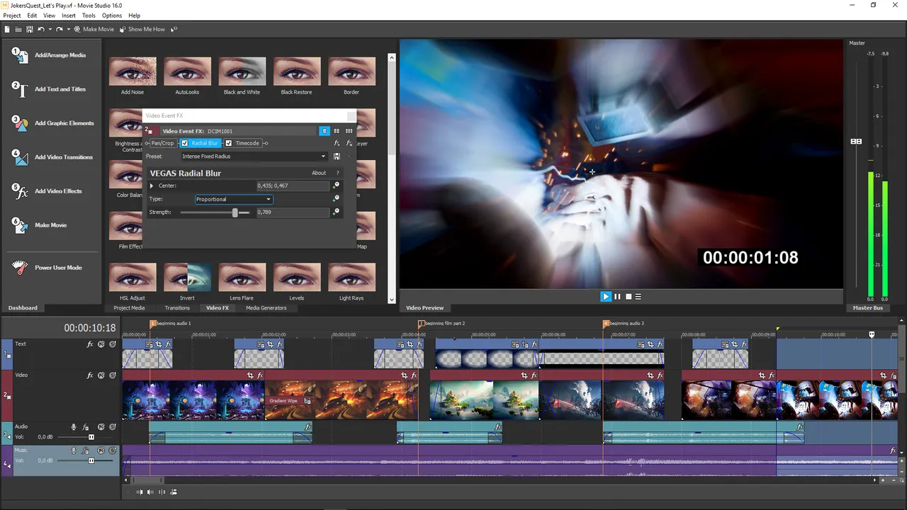 VEGAS Movie Studio 16 Steam Edition Screenshot 3